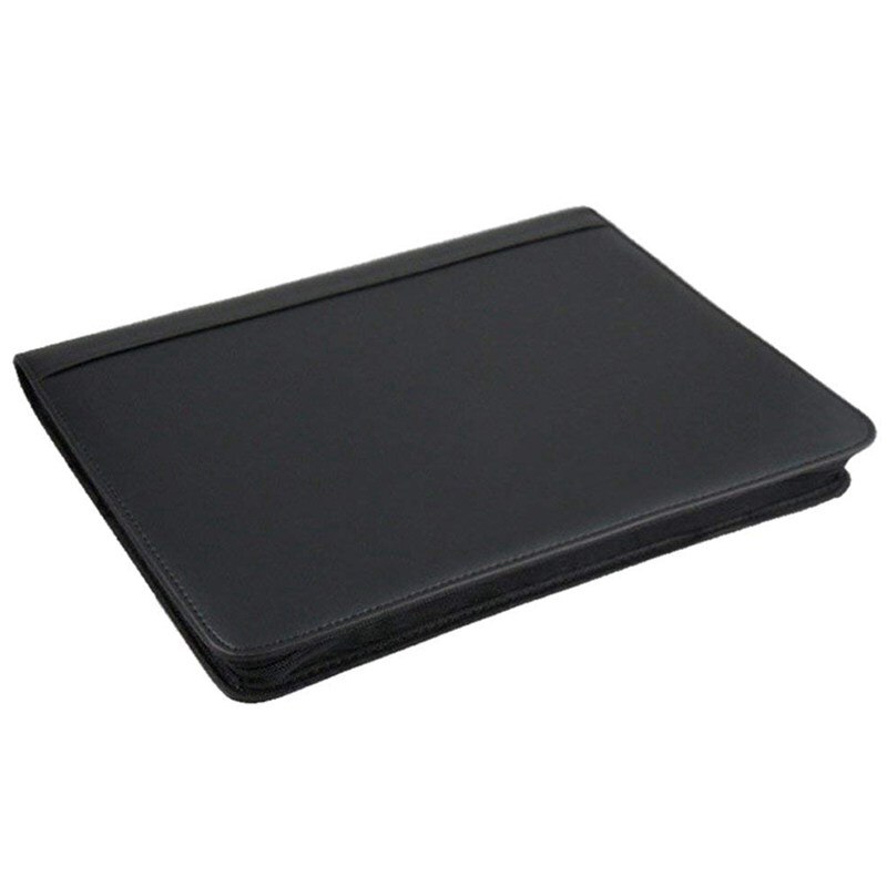 Konferencemappe ring pung pu læder  a4 holder til forretningsmøder business: Default Title