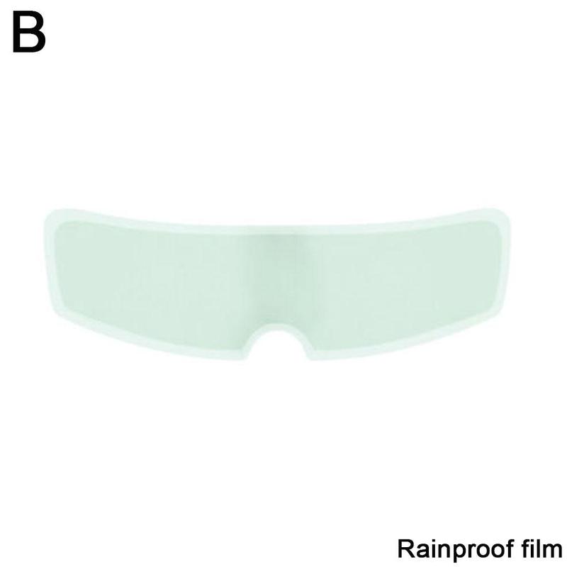Casque anti-buée, casque de moto pluie et anti-buée Électrique véhicule casque pluie et anti-buée: B Rainproof film