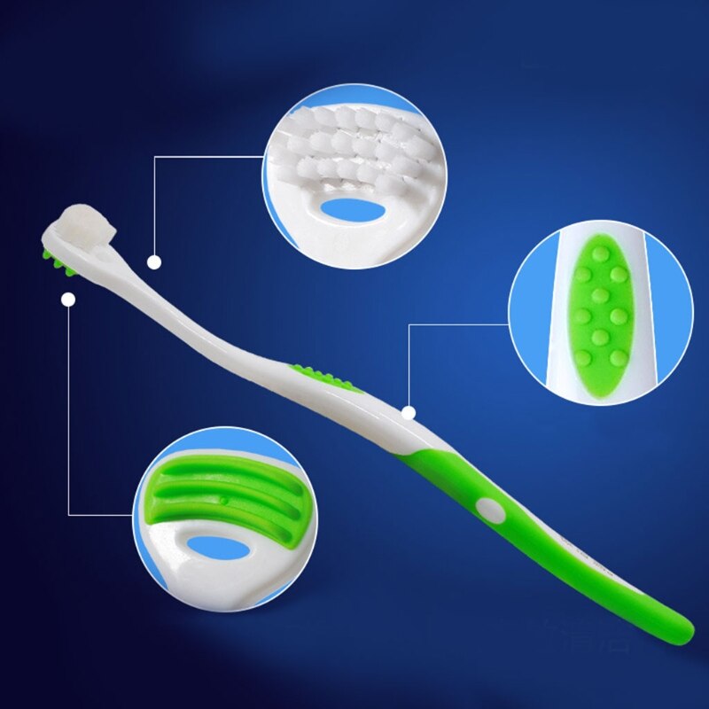 Dual Side Dental Care Cleaner Brush Scraper Oral Tongue Clean Breath Health Tool