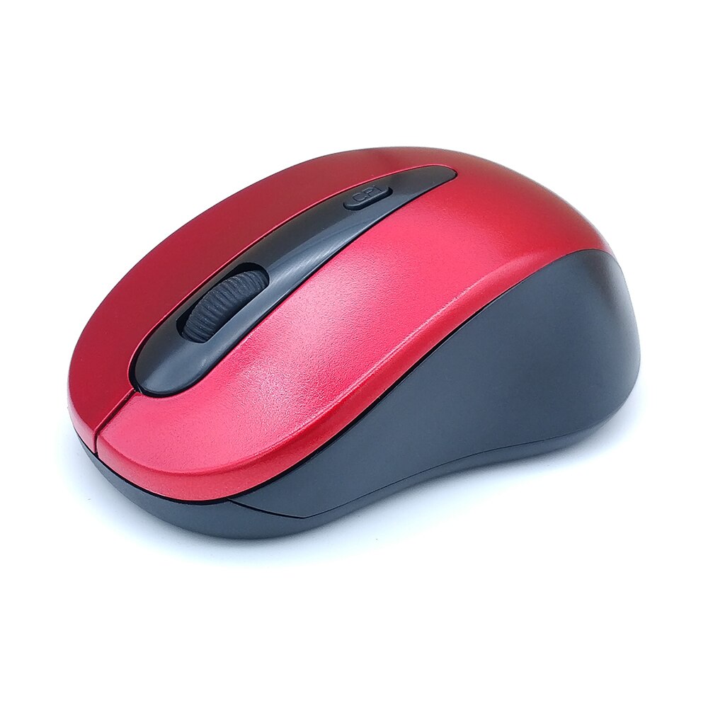 Draadloze Muis Gamer Computer Muis Draadloze Gaming Muis Ergonomische Mause 2.4Ghz Usb Optical Game Muizen Voor Computer Pc Laptop: Rood