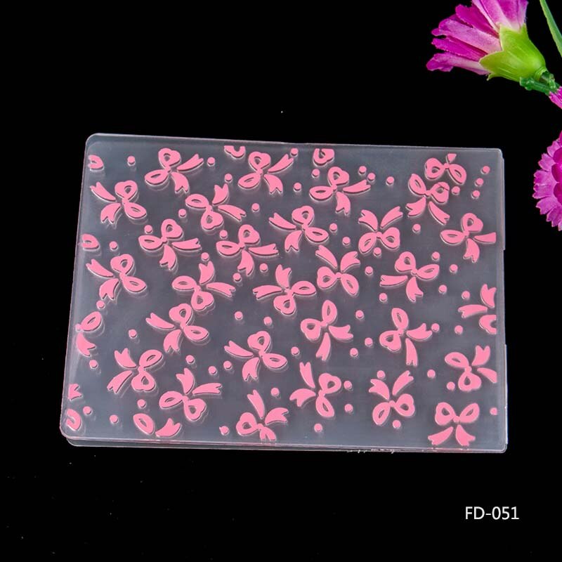 neue Blume Schmetterling Rahmen Textur Sammelalbum DIY Papier Schneiden Stirbt Scrapbooking Kunststoff Präge Ordner: FD-051