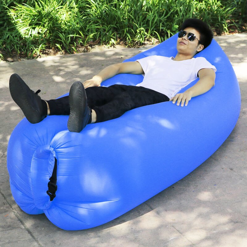 Outdoor inflatable bed Inflatable sofa Inflatable mattress Lazy sofa Portable sofa Beach lounger