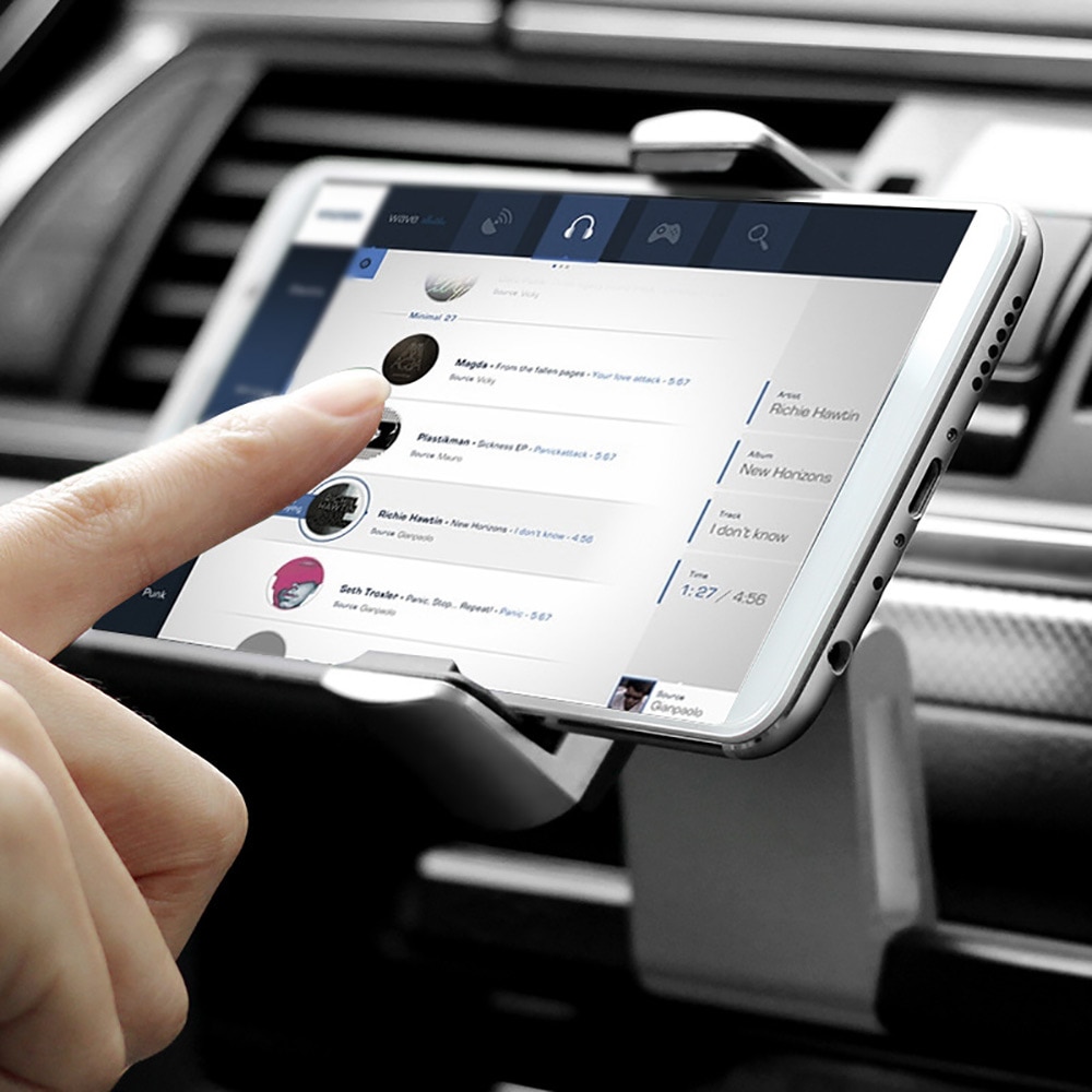 Aluminium Universele Tablet Telefoon Standhouder Beugel Auto CD Slot Mount Cradle Holder voor iPhone voor Samsung GPS Auto Houder