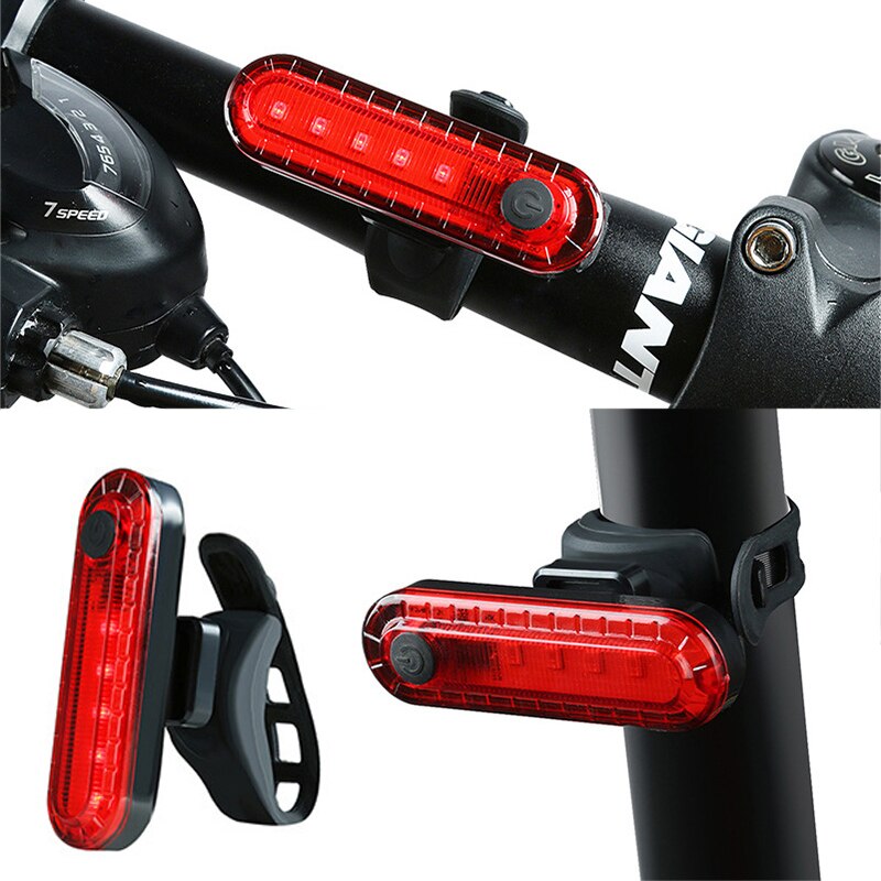 Luces LED de bicicleta recargables por USB, faro trasero para ciclismo de montaña o carretera, a prueba de agua, accesorios para bicicleta