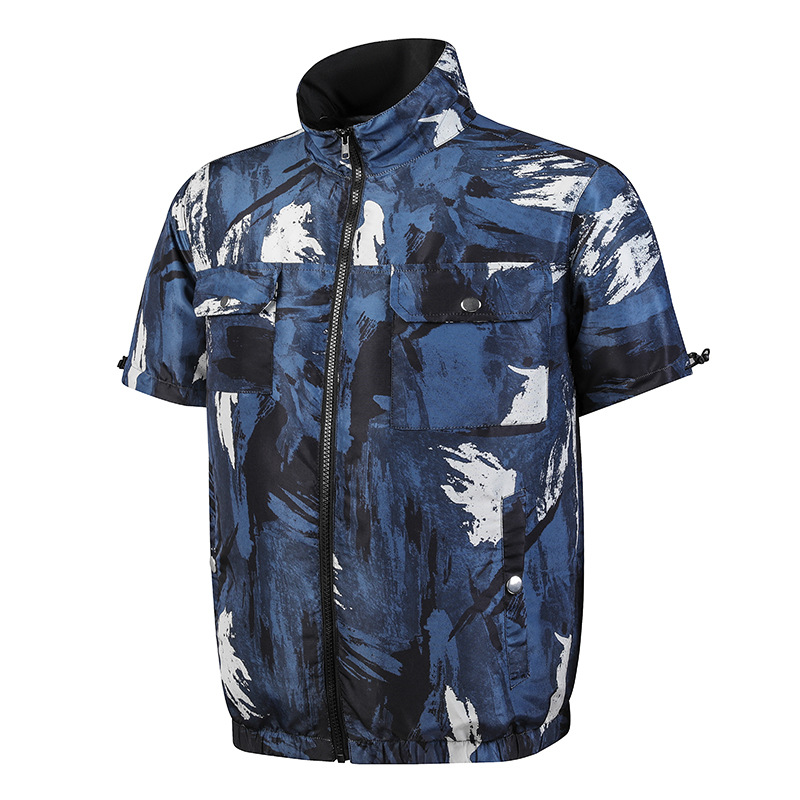 Koelvest met Ventilator - Oplaadbare Airconditioning Kleding voor Hoge Temperaturen Werk, Vissen, Camping: M / Goud