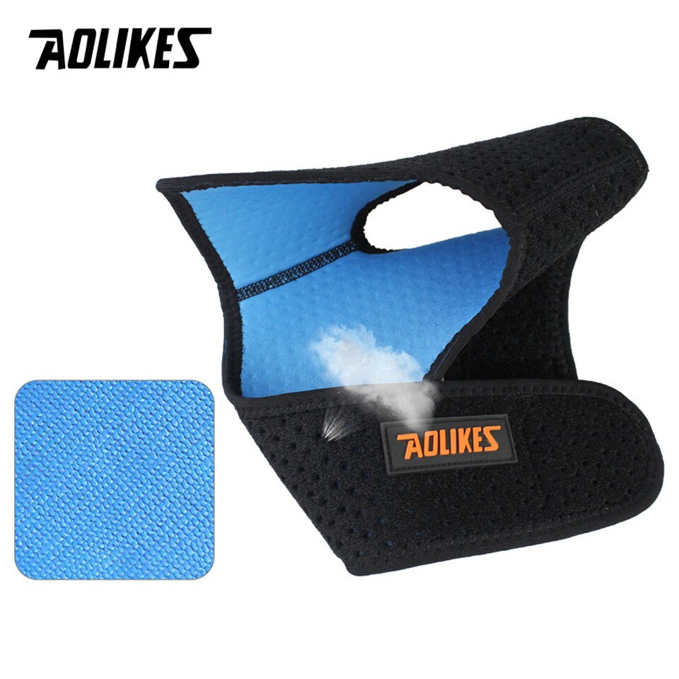 AOLIKES 1PCS Sport Breathable Ankle Brace Protector Adjustable Ankle Support Pad Protection Elastic Brace Guard Support Football