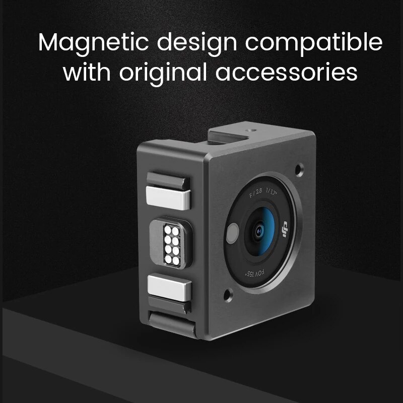 Voor Dji Action 2 Hard Case Aluminium Cover Camera Protector Frame Magnetische Shell Konijn Kooi Voor Osmo Action 2 accessoires