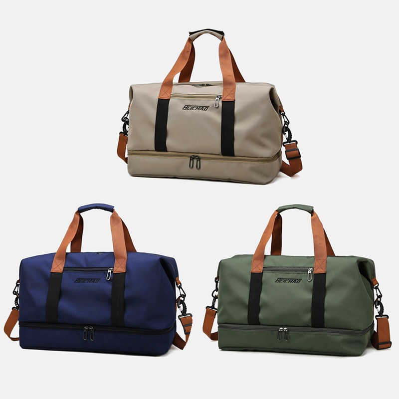 Vrouwen Sport Sporttas Mannen Grote Fitness Handtas Waterdichte Training Reistas Licht Gewicht Schoudertas Sac De Sport 3 kleuren