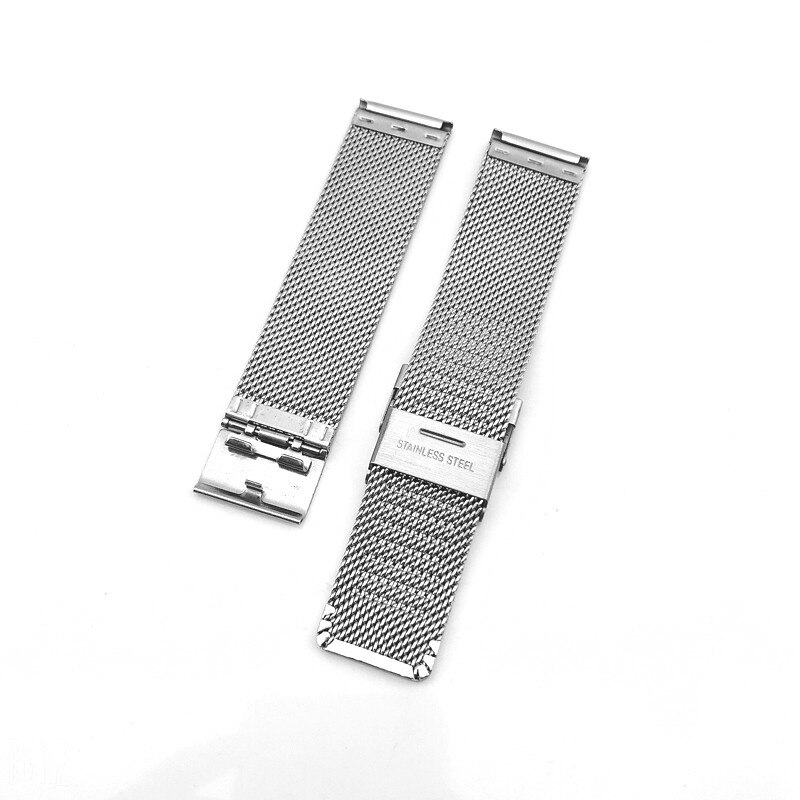 Milanese Watchband 10mm 12mm 14mm 16mm 18mm 20mm 22mm Universal 304 Stainless Steel Metal Watch Band Strap Bracelet Silver