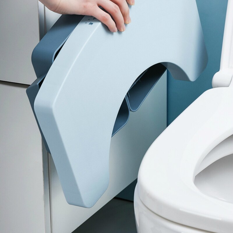 Plegable baño taburete para ponerse en cuclillas antideslizante aseo escabel Anti estreñimiento taburetes portátil paso para baño . Exclusivo.