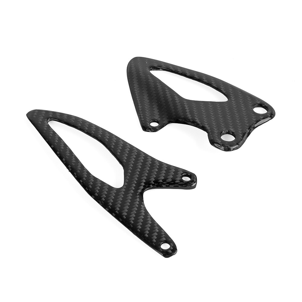 Voor Yamaha Yzf R1 Motorcycle Carbon Fiber Achteren Geplaatste Foot Peg Hiel Guard Plaat Onderdelen