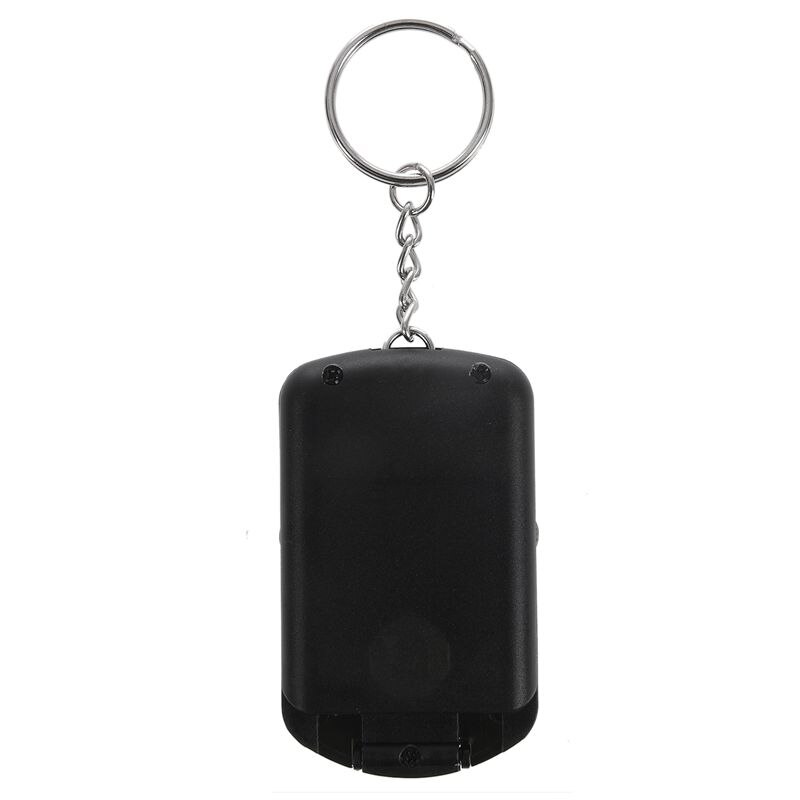 Gray Plastic Casing 8 Digits Electronic Mini Calculator w Keychain