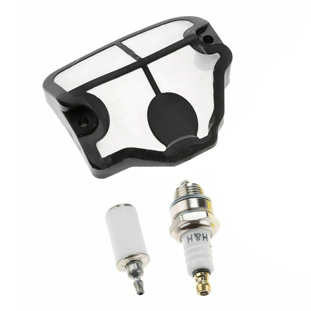 Tbest Filtre à air pour tronçonneuse Ensemble de Bougies d'Allumage de Filtre à Carburant