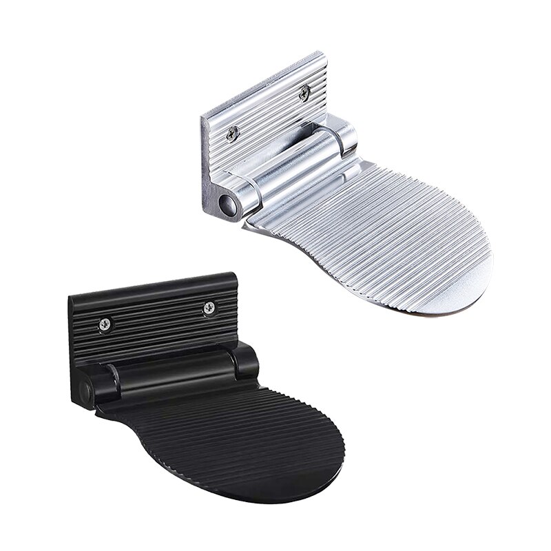 Aluminum Wall Mount Shower Footstool Shower Footstool Bathroom Stand Footstool Non-slip Shower Foot Rest Bathroom PedalsCY