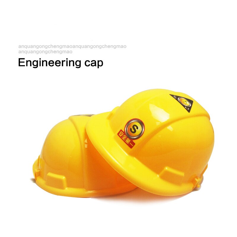 1 st Simulatie Bouw Helm Pretend Rollenspel Hoed Speelgoed Kids Childrens Speelgoed Voor Meisjes Funny Gadgets