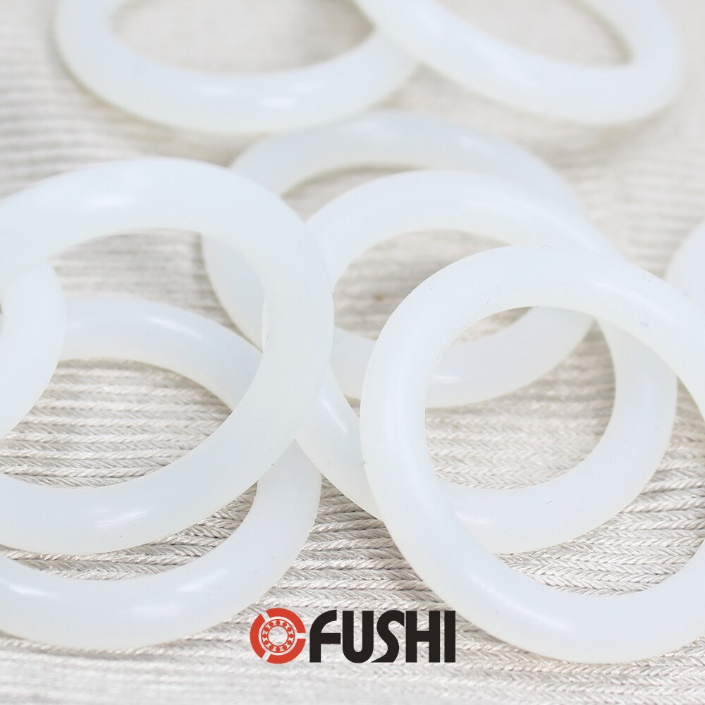 CS1.8mm Silicone O RING ID 31.5/30/29/28/26.5/25.8*1.8 mm 100PCS O-Ring VMQ Gasket seal Thickness 1.8mm ORing White Red Rubber