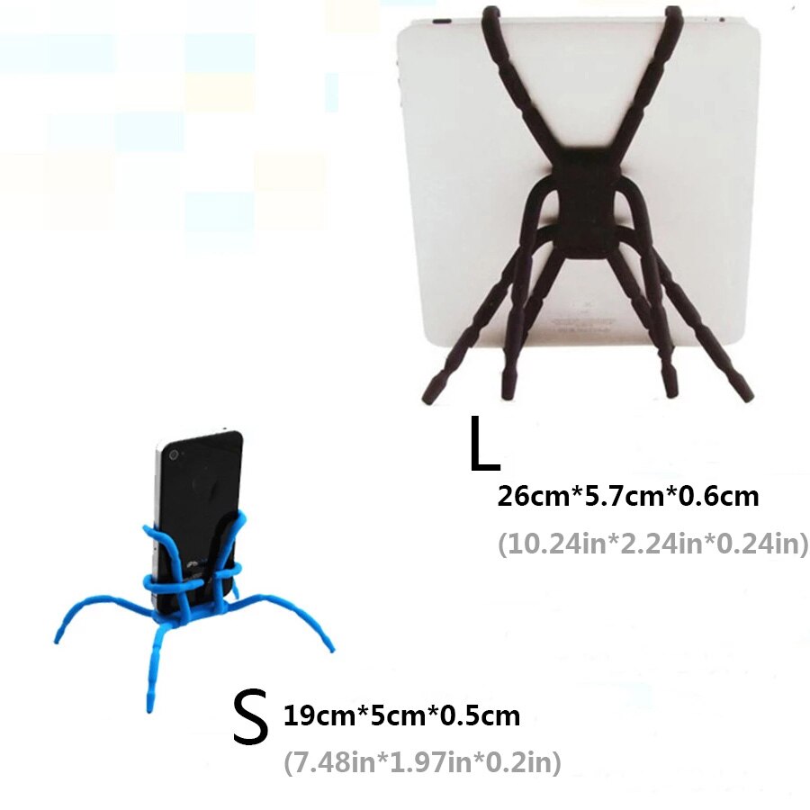 Mini Spider Tripod for Iphone Huawei Sanmsung Xiaomi Phones Portable Stands Flexible Mount Holder for Ipad Camera