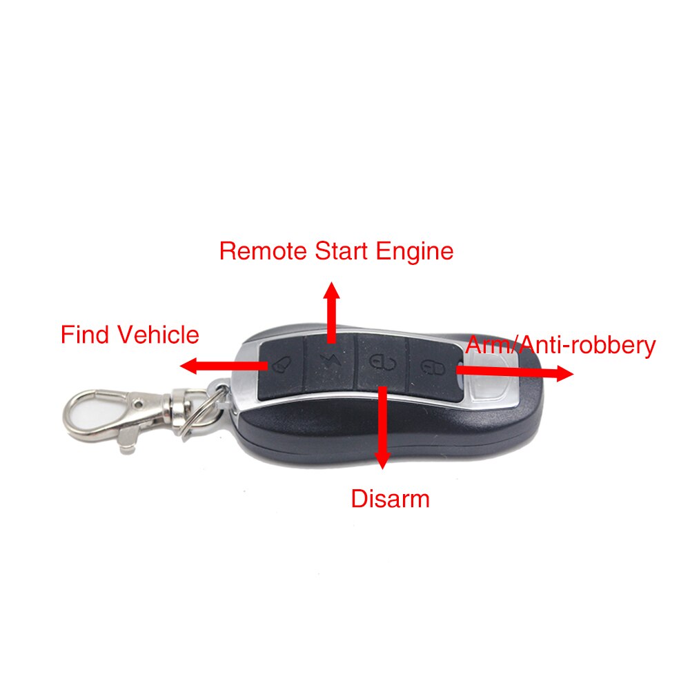 ZSDTRP 12V Motorcycle Alarm System Motorbike Anti-theft Security Alarm System Protection Remote Control Security Engine