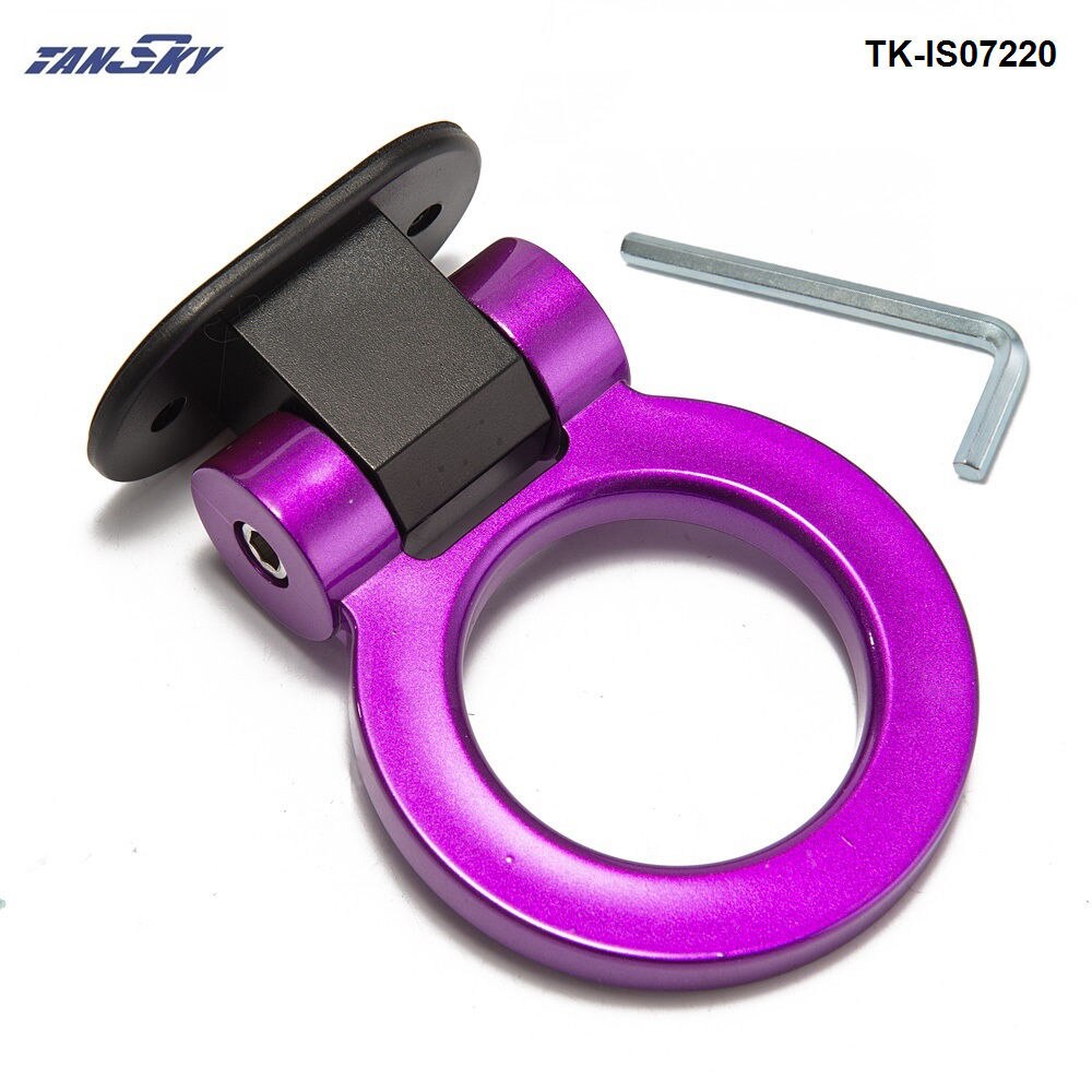 Universele Abs Bumper Auto Sticker Sieren Auto Dummg Tralier Trekhaak Kit Auto-Styling TK-IS07220: Paars