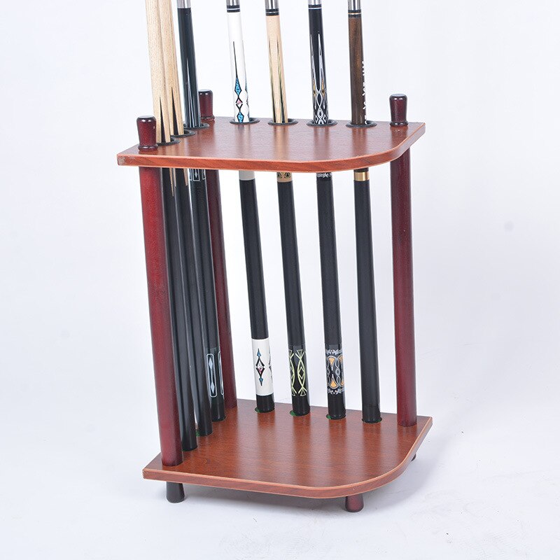 Snooker Biljart Houten 7 Cue Rack floor stand houder