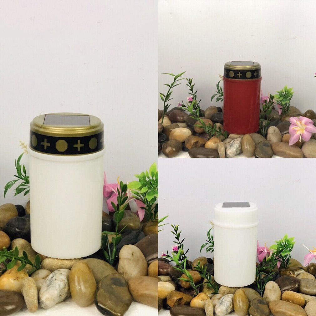 Solar- Friedhof LED Licht Hause Dekoration Eingerichtet Boden lampe PVC Hand gemacht Geometrie Amorphem silizium Solar- Tafel