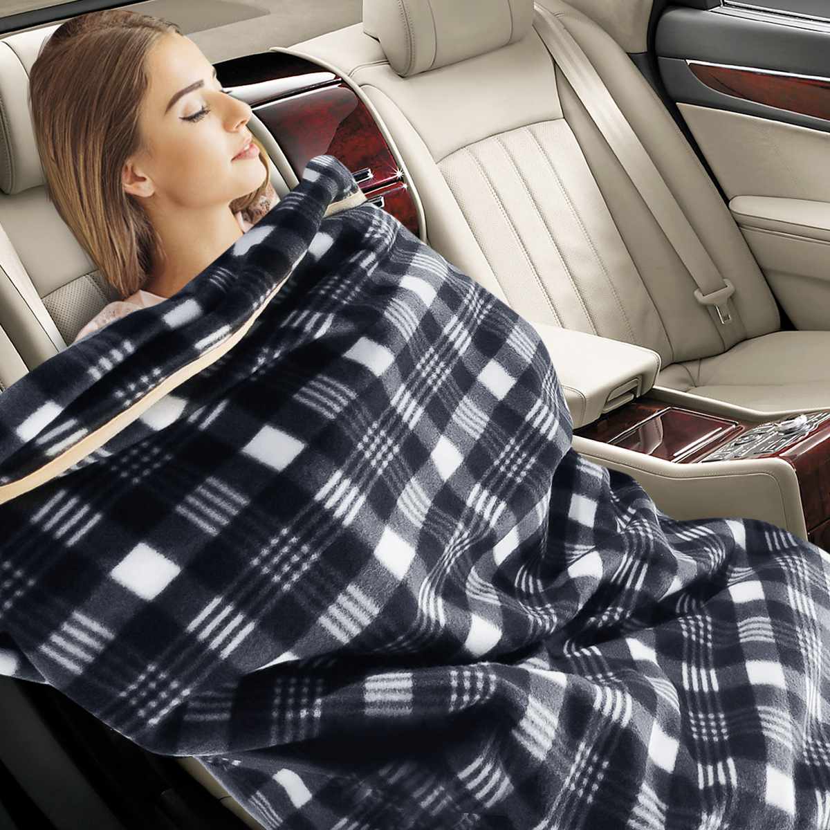 Auto Heizung Decke Gitter Energiesparende Warme Herbst Winter Auto Elektrische Decke Sicherheit Automobil Auto Heizung 60X 43,5 zoll 12V