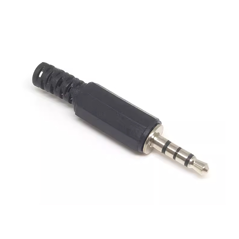 5Pcs 2.5mm / 3.5mm Audio Plug Mono Stereo Headset Jack Headphone Connector Microphone Black Audio Plug Jack Adapter Connector: MULTI