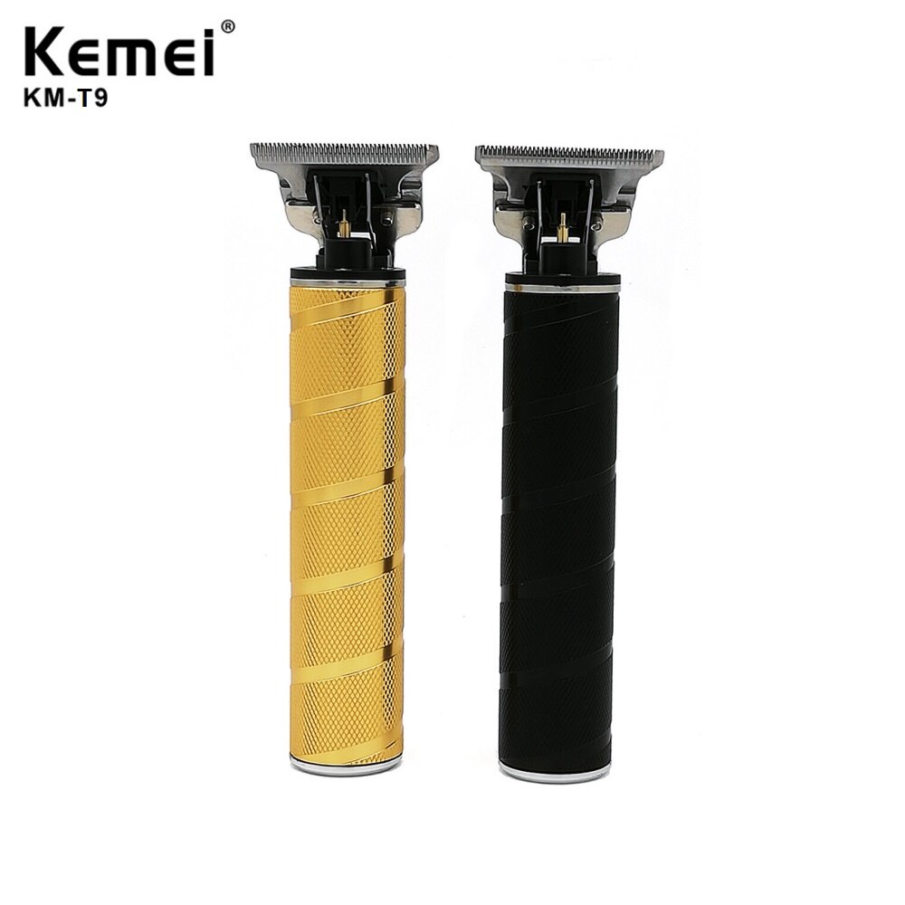 Kemei T9 Pro Li T-Outliner Skeleton Heavy Hitter Cordless Trimmer Men 0mm Baldheaded Hair Clipper Finish Hair Cutting Machine