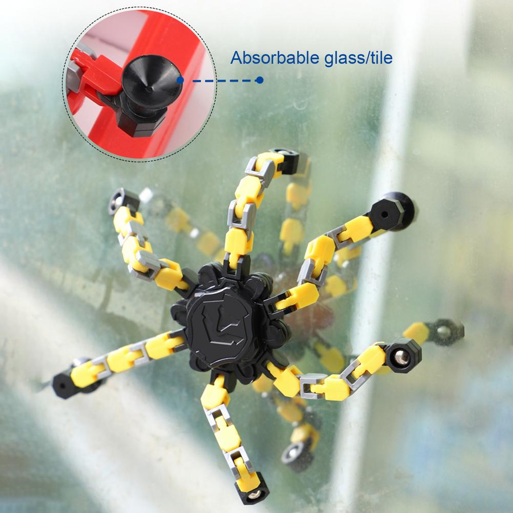 Robot giratorio y deformado para niños y adultos, juguete sensorial de mano, giratorio, Deformable,