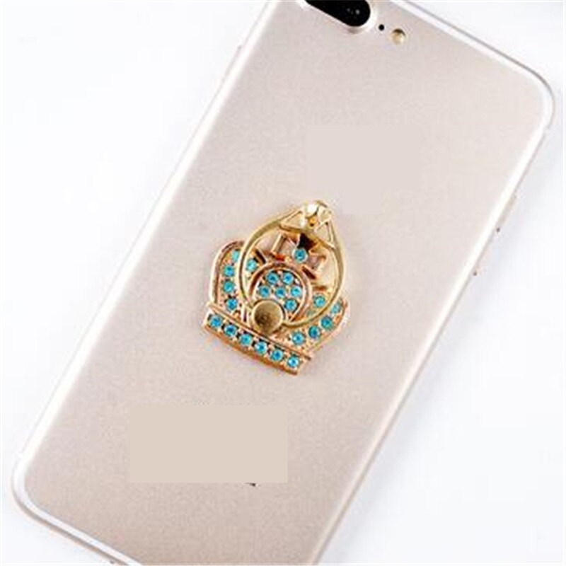 Heart Mobile Phone Stand Holder Metal For iPhone Huawei Ring All Phone Finger Ring Mobile Phone Stand Diamond: P