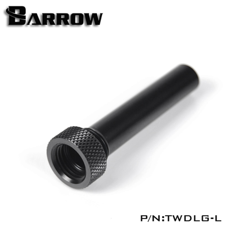 Barrow Black / Silver / White External flow direction fittingLong Water cooling fitting TWDLG-L
