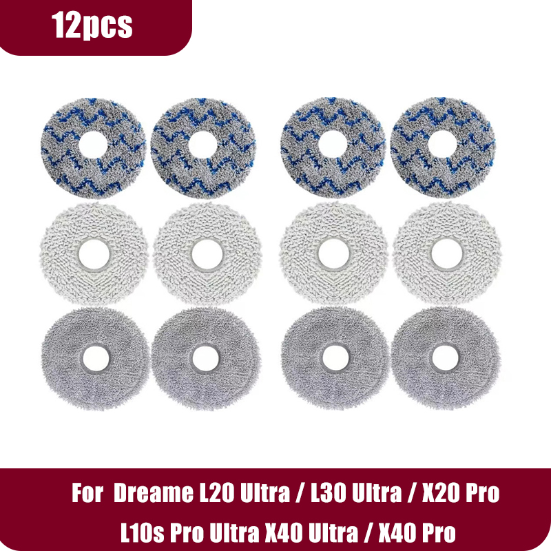 Dust Bag Fit For Dreame X30 X40 X50 Ultra / Mova S10 Plus, S20 E30 V50 Ultra, P10 P50 Pro Ultra / Trouver S10 Plus, E30 Ultra: plum