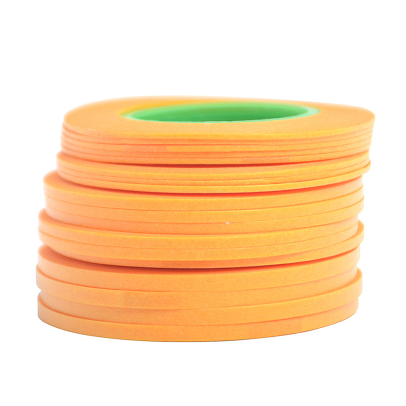 Bred 1mm/2mm/3mm- modell sprøytingsbelegg farge ultrafin diy spesiell maskeringstape 18m -modell dekktape