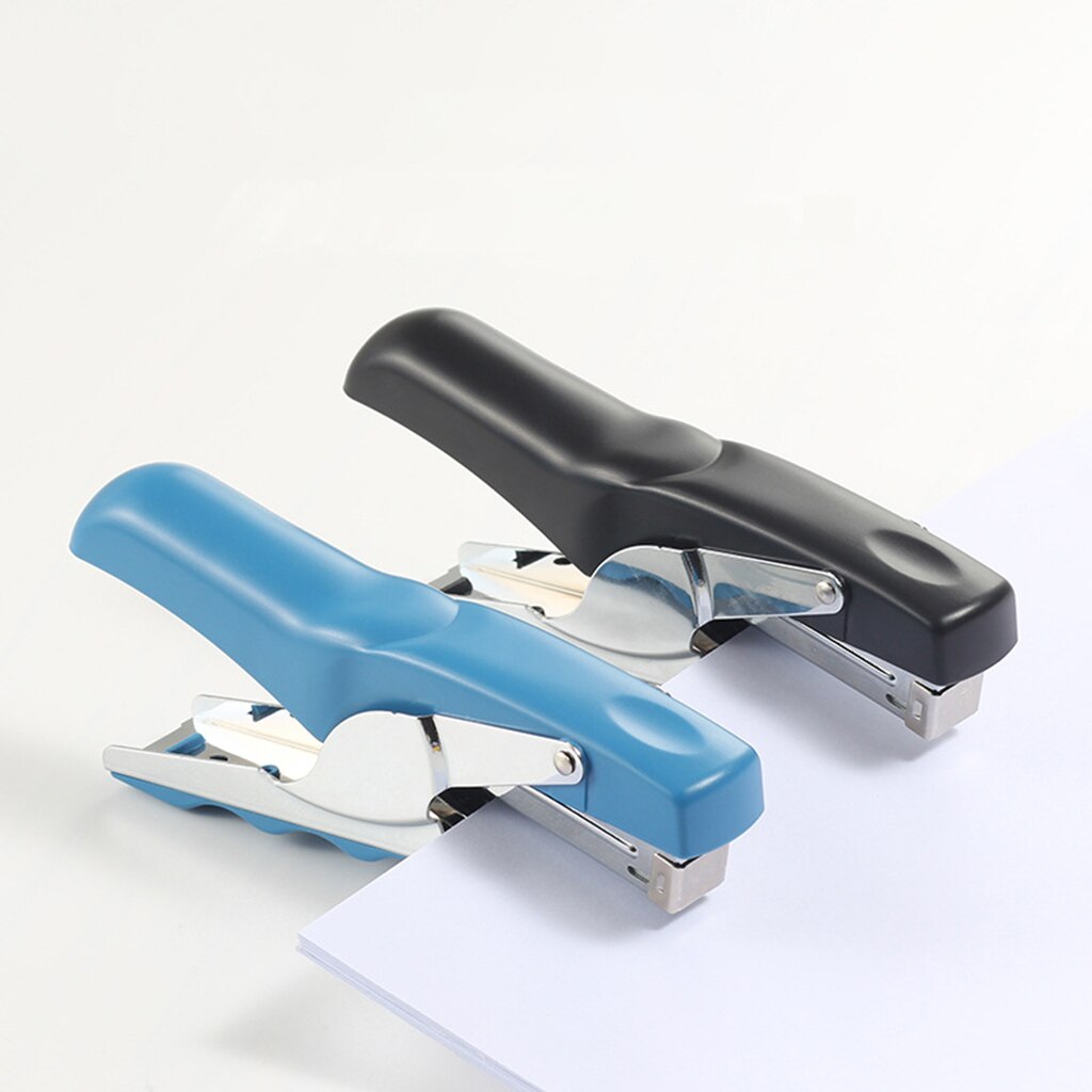 Metal Hand Held Stapler Desktop Manual Plier Stapler Labor-Saving Binding Machine School Office Supply Student Stationery