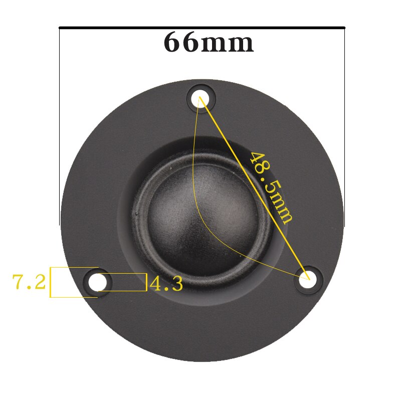 HIFIDIY LIVE 2.5~3Inch NB57/66/70/74/80 Tweeter Speaker Unit neodymium strong magnet Silk membrane 6 OHM 30W ATreble Loudspeaker