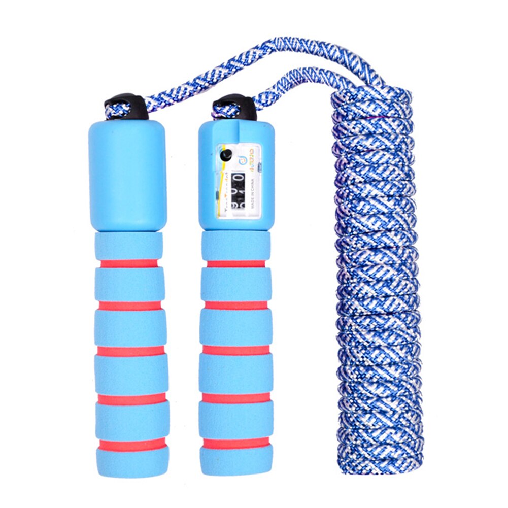 Tellen Springtouw Fitness Oefening Springen Touwen Kinderen Sport Apparatuur Voor Volwassenen Kinderen Sport Apparaat: Blauw