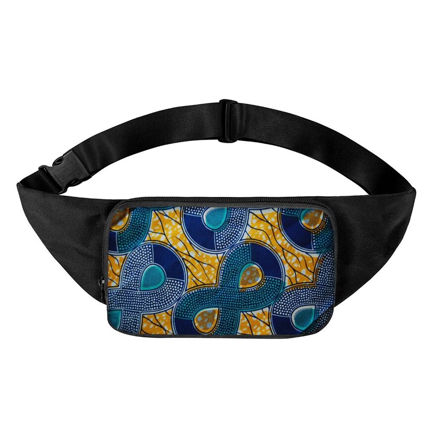 Forudesigns styl Ankara afrykański Dashiki Design Lady piterek moda podróż pieniądze telefon skrzynia bananowa torba dla kobiet torba Wasit: YQ5474Z