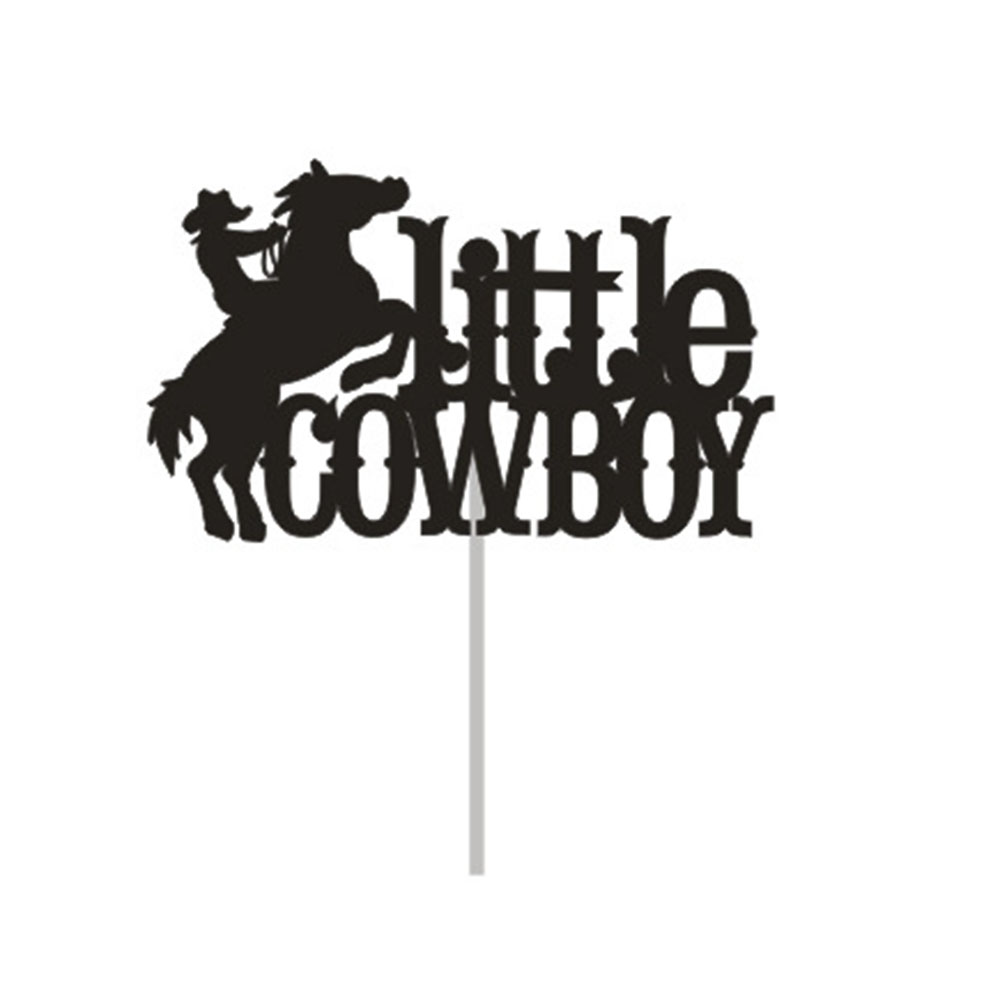 Decoraciones de de cumpleaños con temática de vaquero occidental, vajilla desechable de vaquera rosa, Banner de , suministros de revelados de género: Plata