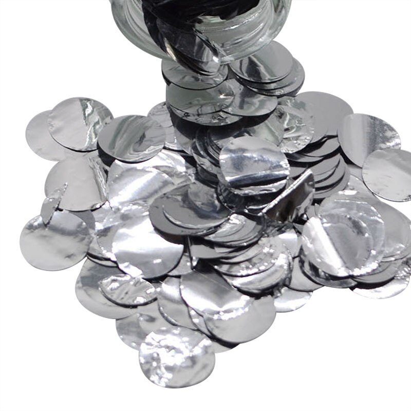 10g/ parti 1cm metallisk folie papir konfetti farverige styrofoam bolde runde stjerne fyld ballon konfetti bryllup fødselsdag dekoration