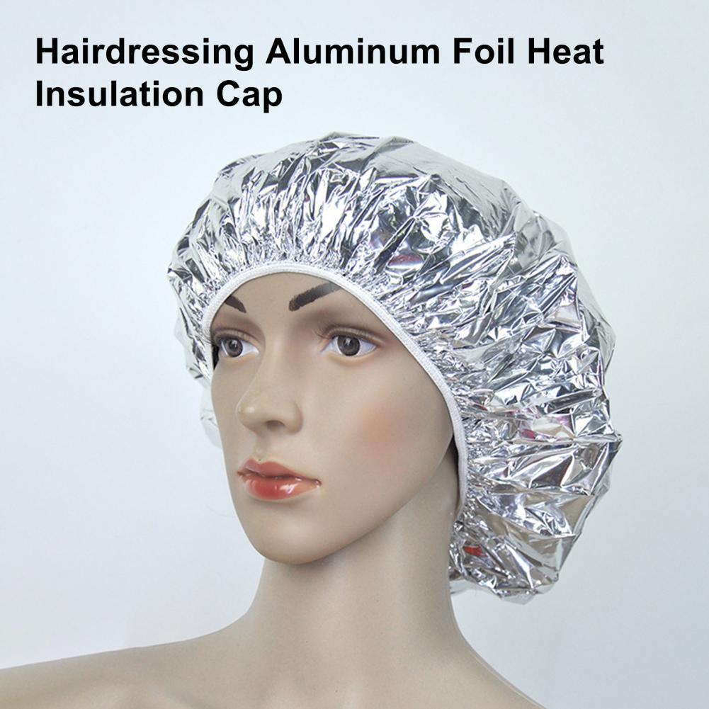 Useful High Elasticity Tin Foil Conditioning Cap Good Insulation Process Quickly Hair Treatments Coloring Processing Cap