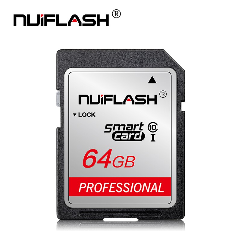 Nuiflash Ultra Speicher Sd Karte 16GB 32GB 64GB SDHC Kamera sd 64gb tarjeta sd 128gb 256GB carte memoire Klasse 10 UHS-1: 64GB