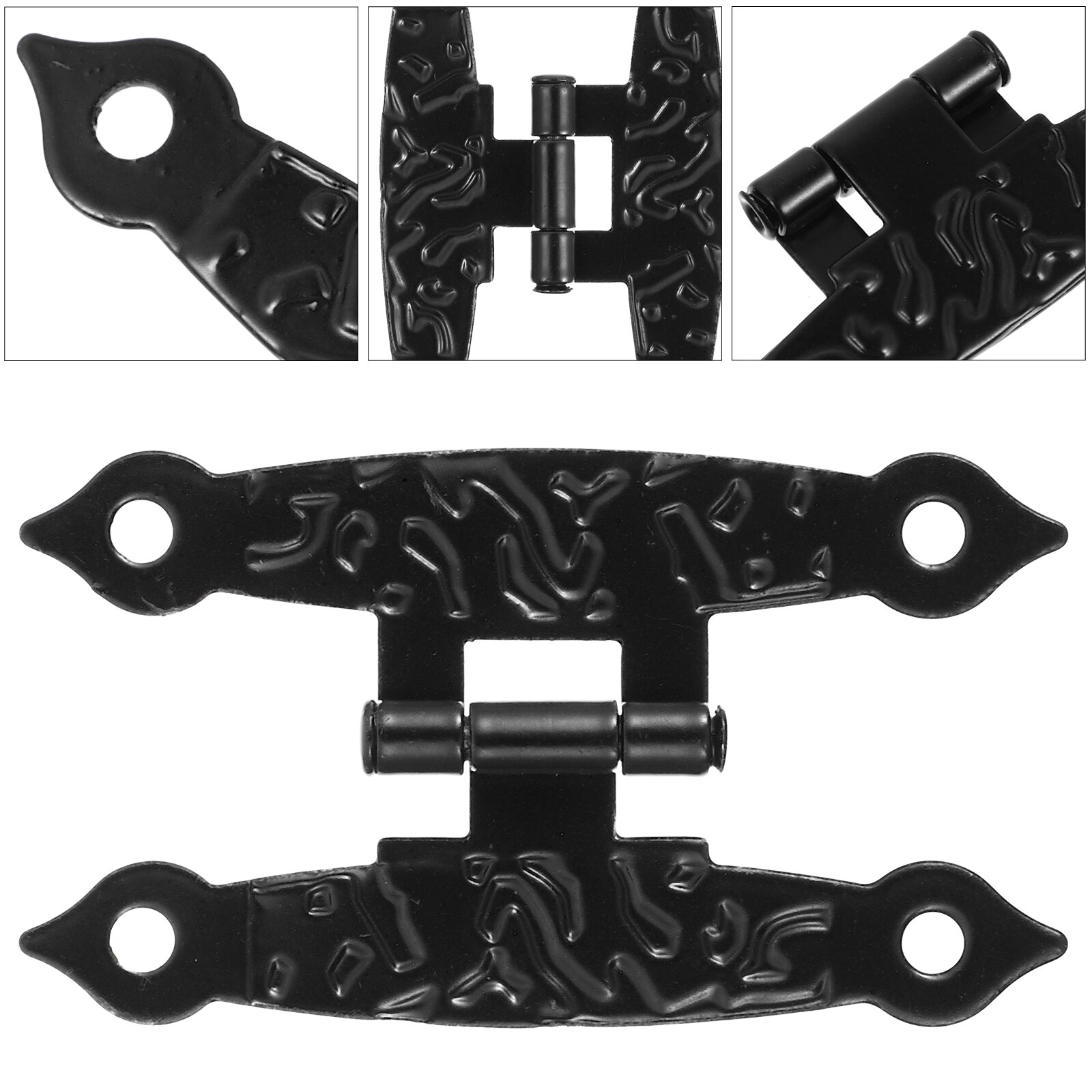 10Pcs Wooden Box Hinges Durable Iron Hinges Type Hinges Antique Box Gates