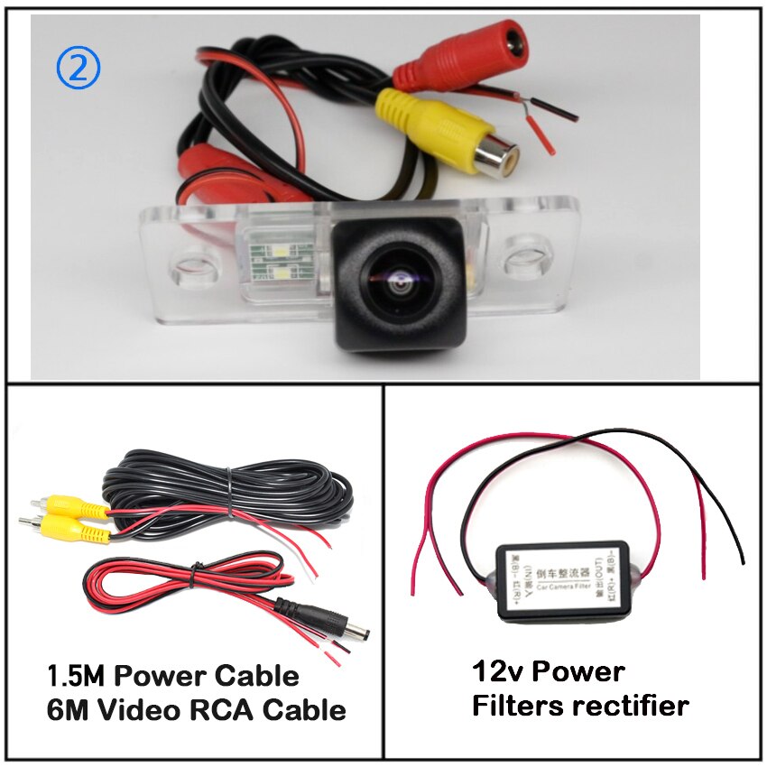 Car wireless Reversing Back Up Camera For Skoda Fabia 6Y MK1 1999~2007 For Skoda Fabia 5J MK2 2007 HD Night Vision: Camera with Filters