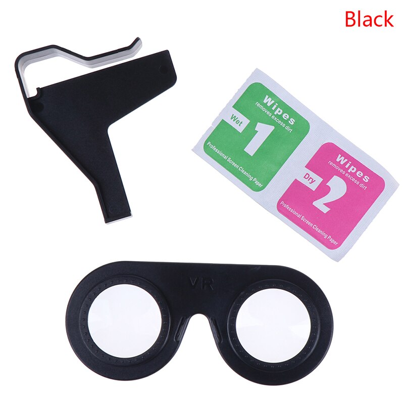 Mini Vouwen Virtual Reality Bril 3D Vr Smartphone Draagbare Ios Android: black