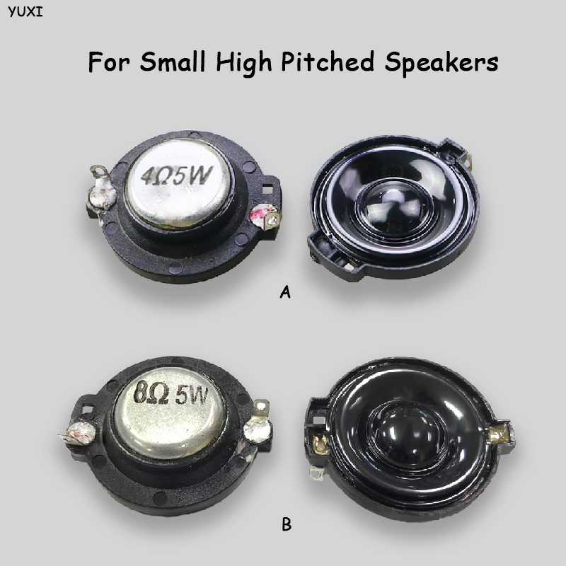 YUXI 2PCS Small High Pitched Speaker For 30mm 31mm 3cm 4 Euro 5W/8 Euro 5W Portable Audio Vibration Mini Speaker