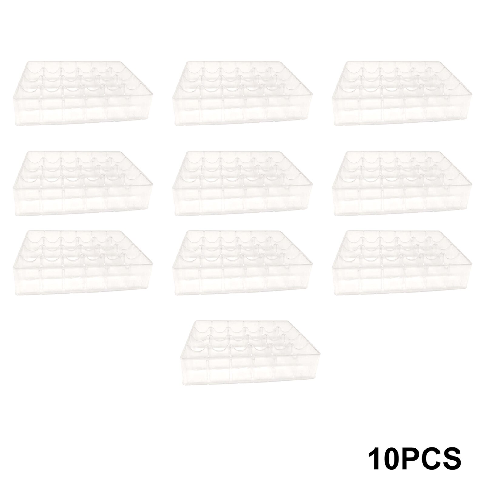 Semences Germoir Tray5/10Pcs En Plastique Transparent Germination Plateau pour Jardin Maison Bureau
