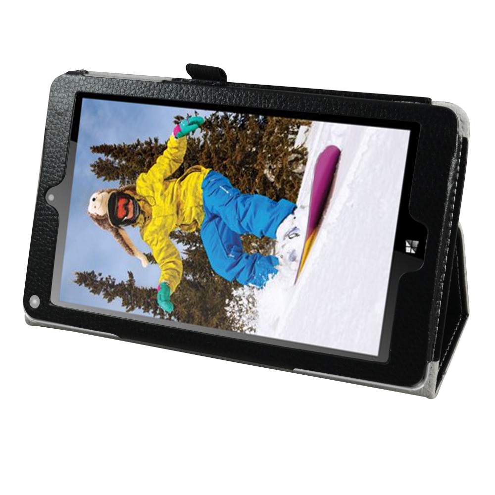 Folio Stand Cover Flip PU Leather Shockproof Case Voor 8 "NuVision TM800W560L Tablet