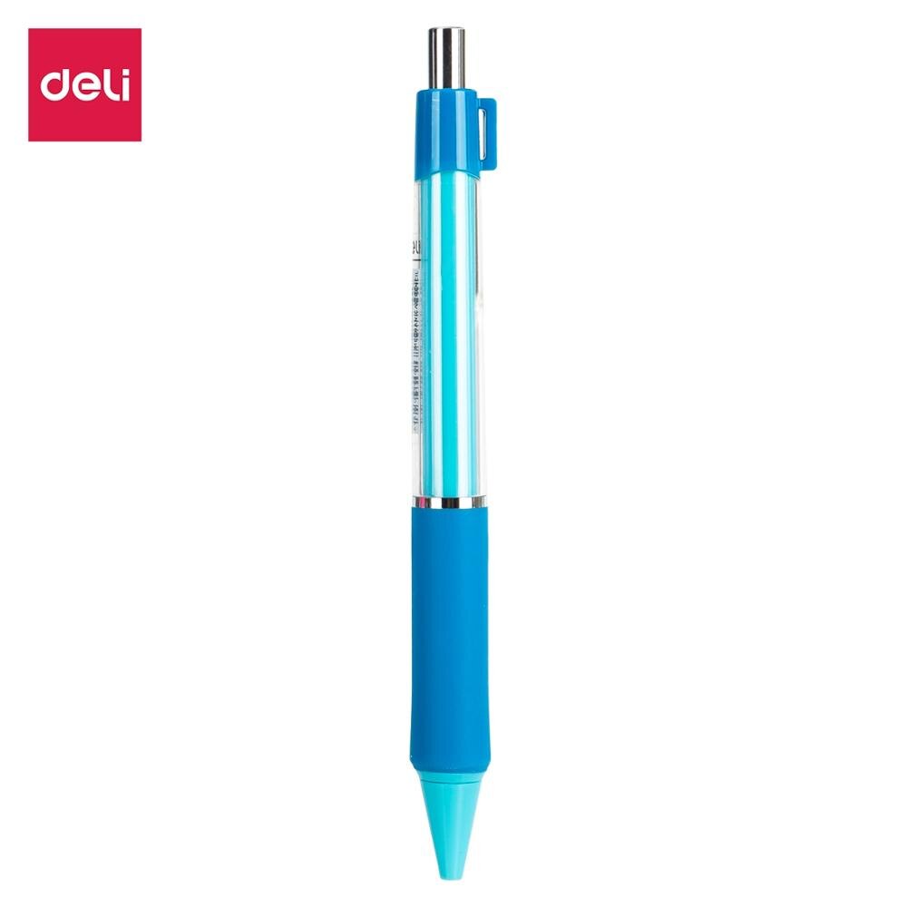 DELI EU615-portaminas Kawaii de coreano, lote de 3 unidades, lápices bonitos de 0,7mm/0,5mm, suministros para estudiantes escolares con agarre suave automático