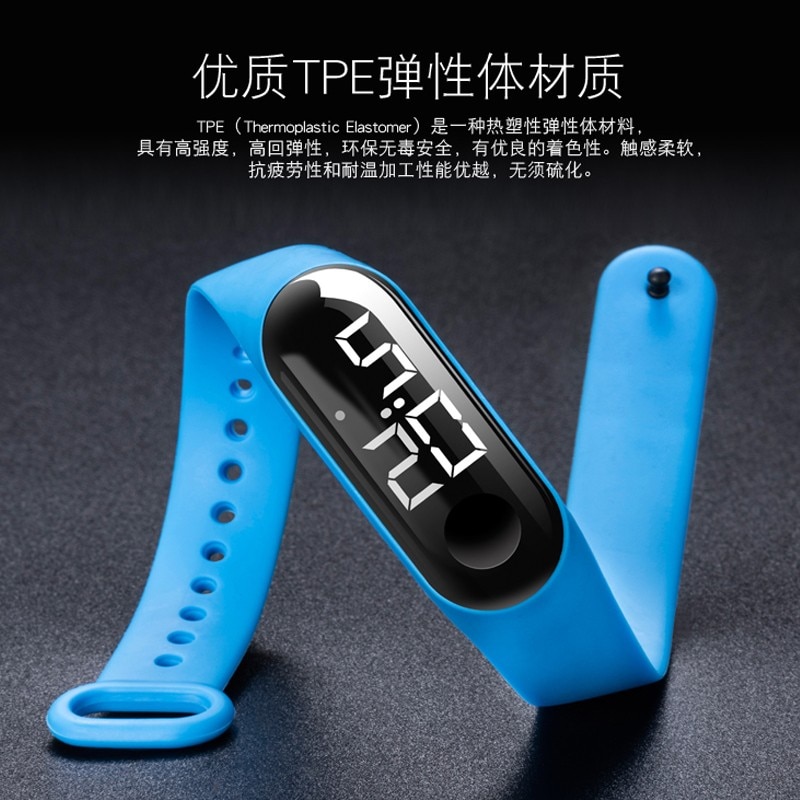 Digital Sports watch women men Sport watch Hand Ring Watches Led Sports Electronic Clock Bracelet Wrist Watch lover