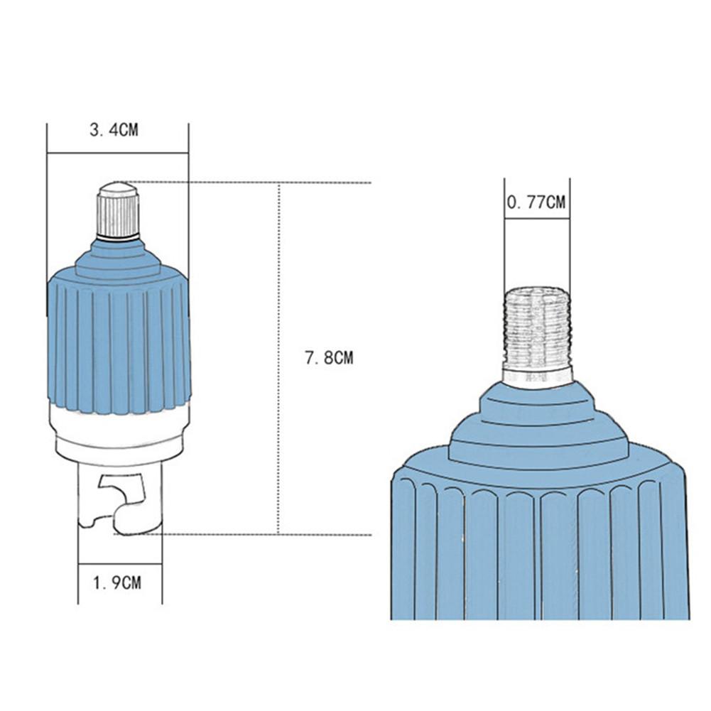 Kayak Valve Adapter Inflatable Boat Air Pump Valve For Canoe Raft Paddle Board Kayak Air Valve On-board Pump Inflation Adapter